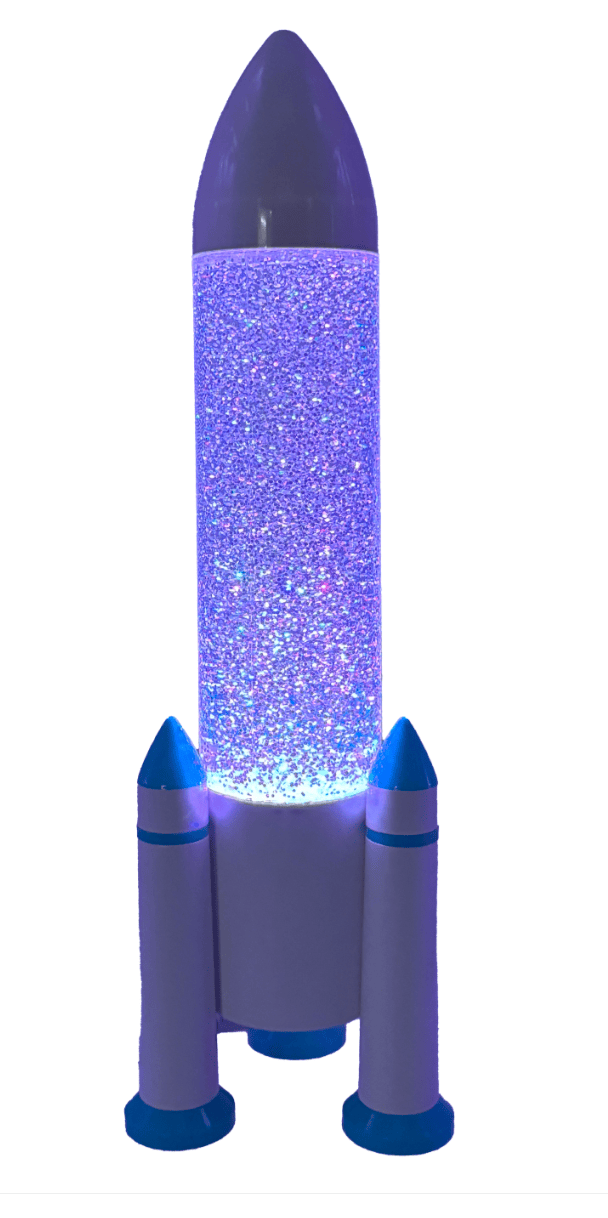 Rocket Glitter Sensory Lamp