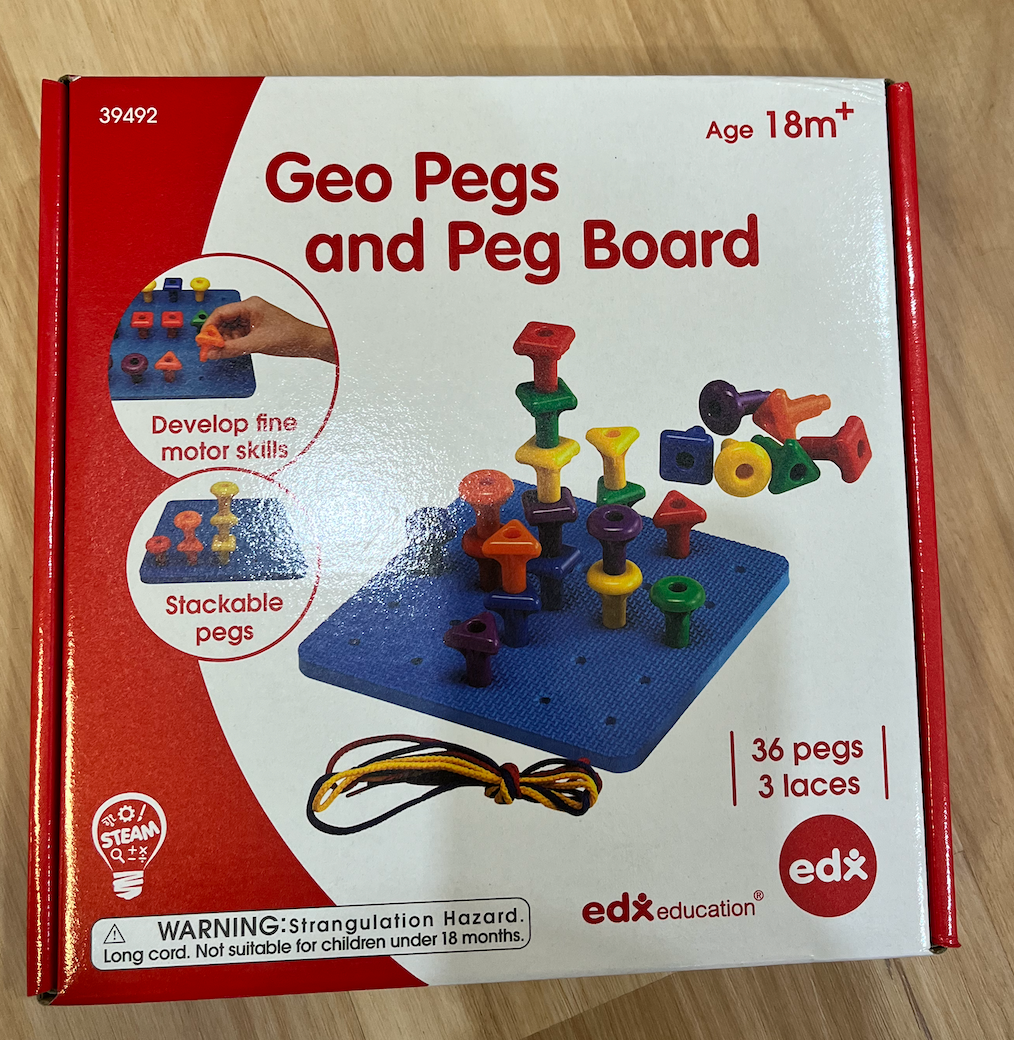 Geo Pegs and Peg Board