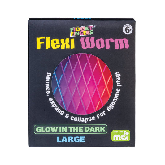 Flexi Worms Glow in the Dark
