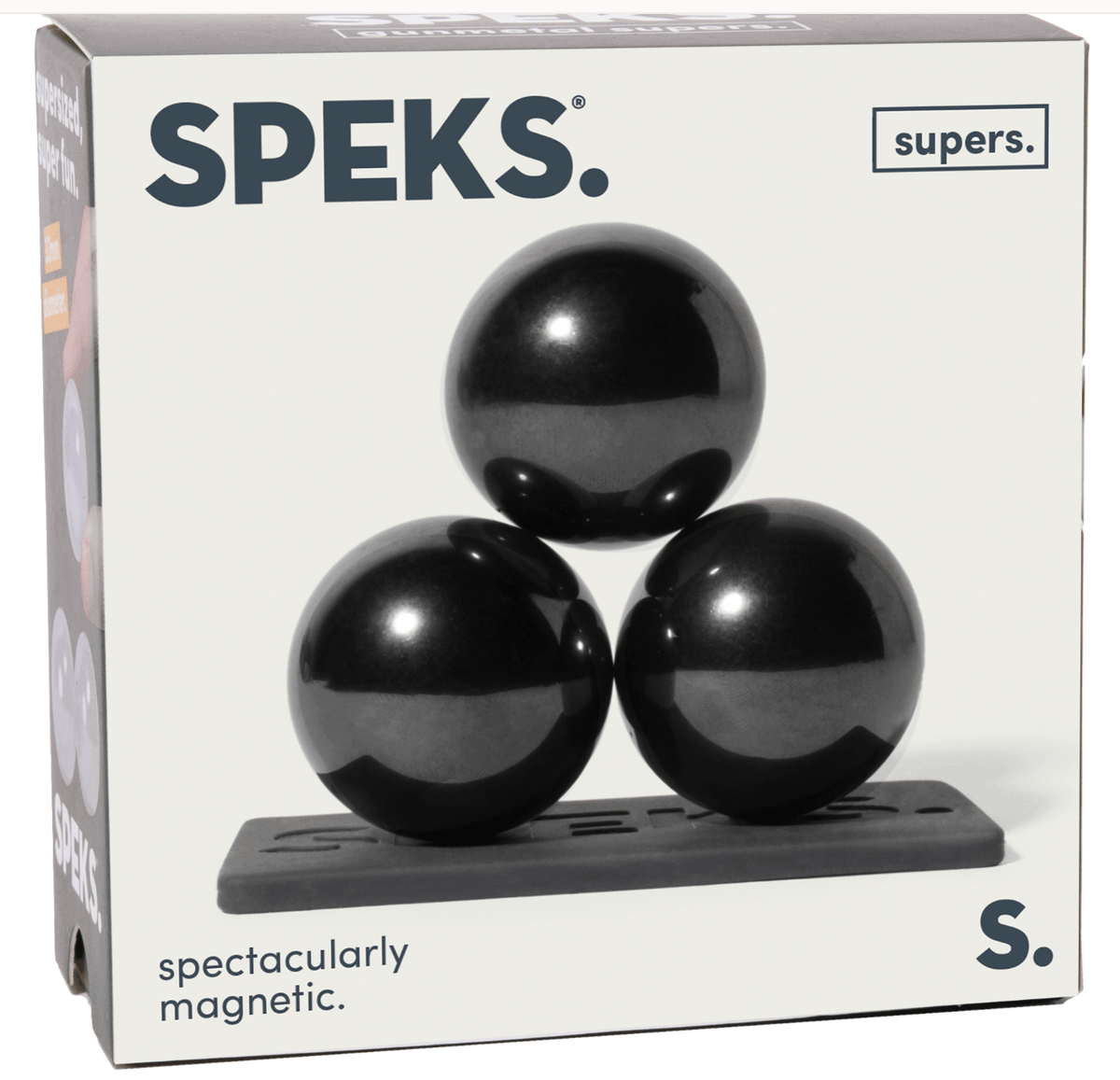 Speks Supers, 33mm Magnets Balls Set of 3 with Display Plate — Speks Supers are the perfect solution for adults looking for — OT recommended, Australia