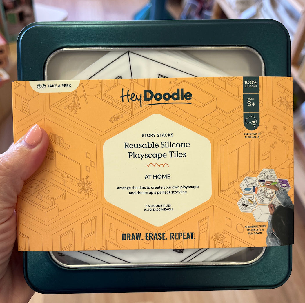Hey Doodle Reusable Silicone Playscape Tiles