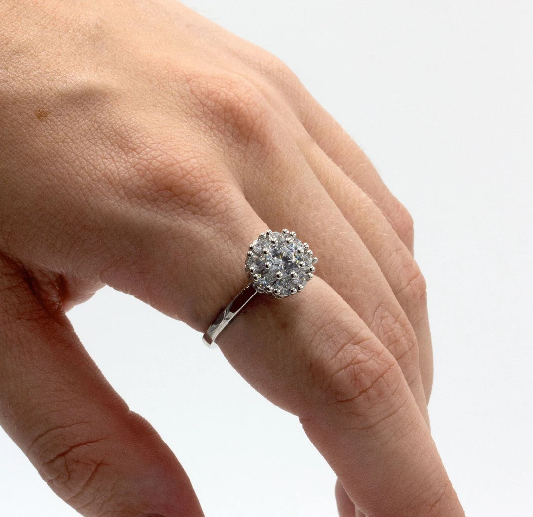 Crystal Spinner Worry Ring