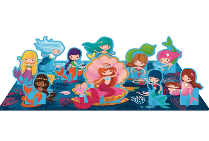 Learn Numbers Mermaids 3D Puzzle and Book Set