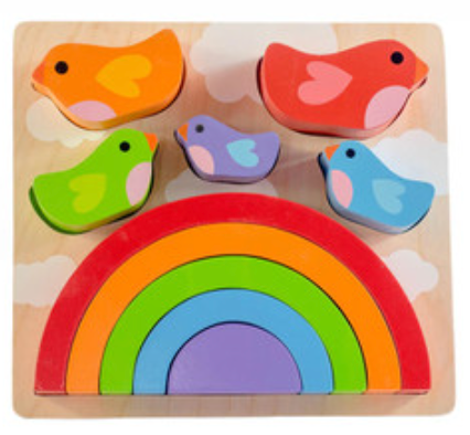 Rainbow Bird Puzzle