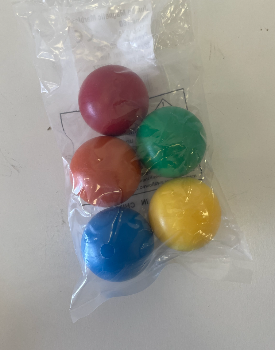 Jumbo Magnetic Marbles - 5pk