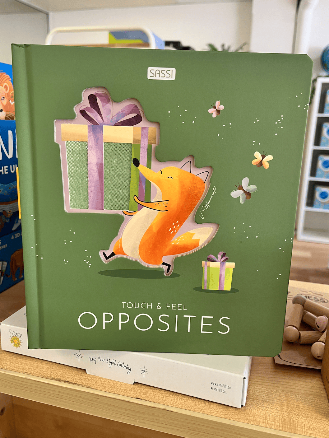 Opposites touch and feel book