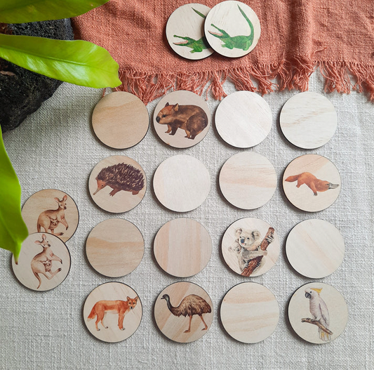 My Little Set Memory Match Aussie Animals