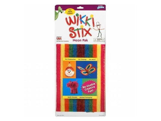 Wikki Stix Neon Pak with 48 Wikki Stix in Bright Neon Colors