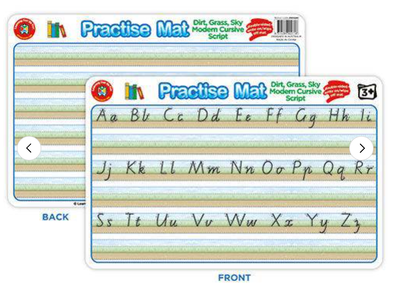 Practise Mat Writing thirds