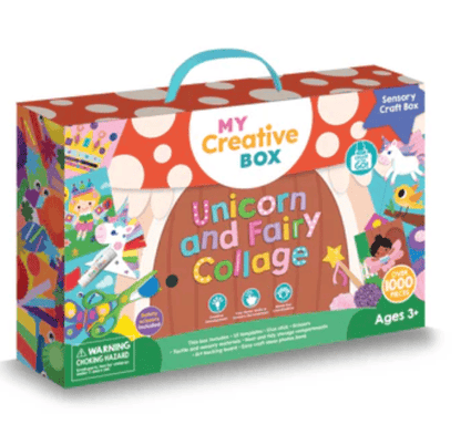 Unicorn and Fairy Collage Sensory Craft Box