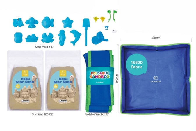 Magic Sand Playset- The Paradise — Tookyland Let's Play LT212, Magic Sand Playset, The Paradise, Ages — OT recommended, Australia