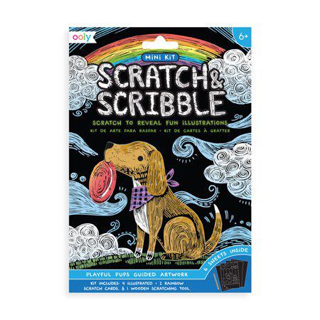 OOLY Mini Scratch & Scribble Art Kit