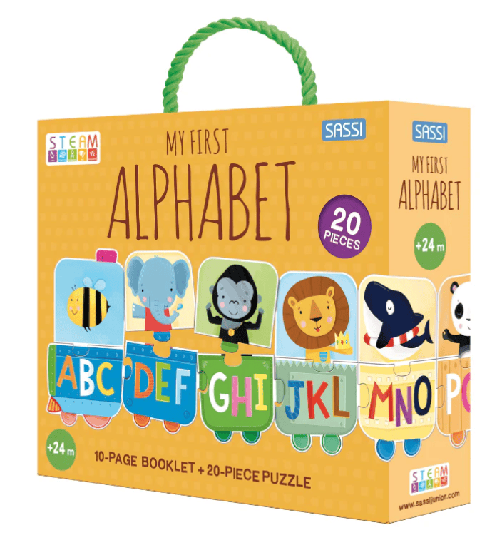 My First Alphabet STEAM Puzzle and Book Set