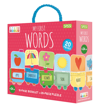My First Words STEAM Puzzle and Book Set