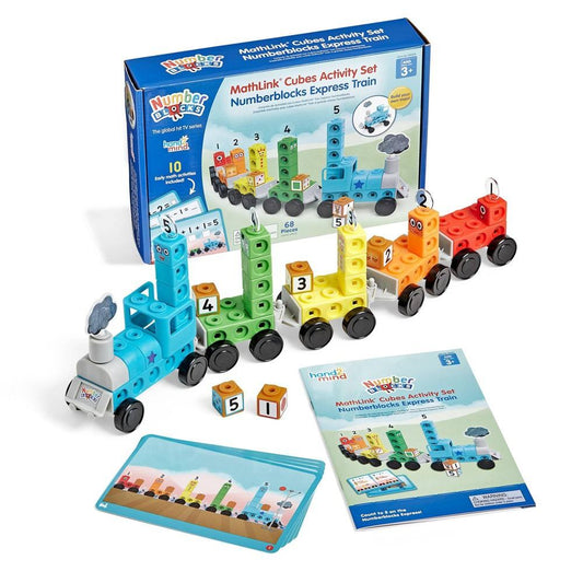 NumberBlocks Express Train MathLink Cube Activity Set