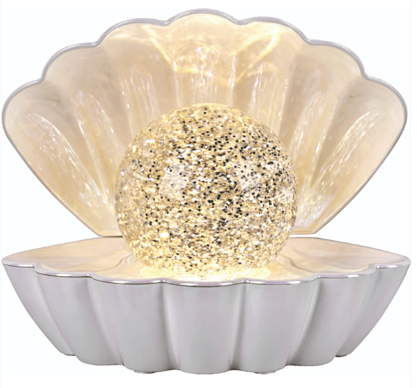 Clam Shell Glitter Sensory Lamp