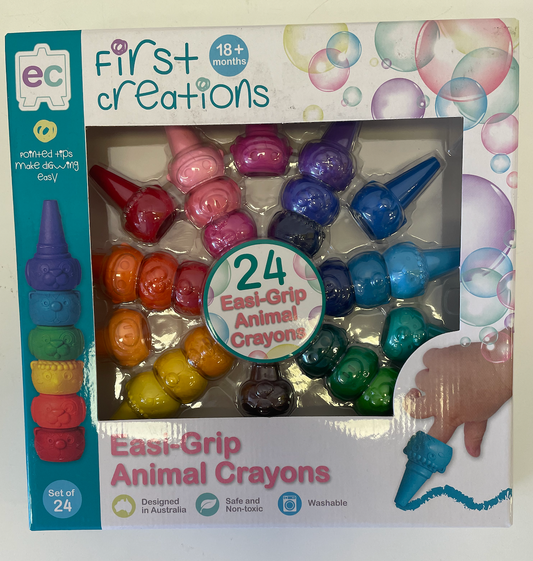 Easi Grip Animal Crayons
