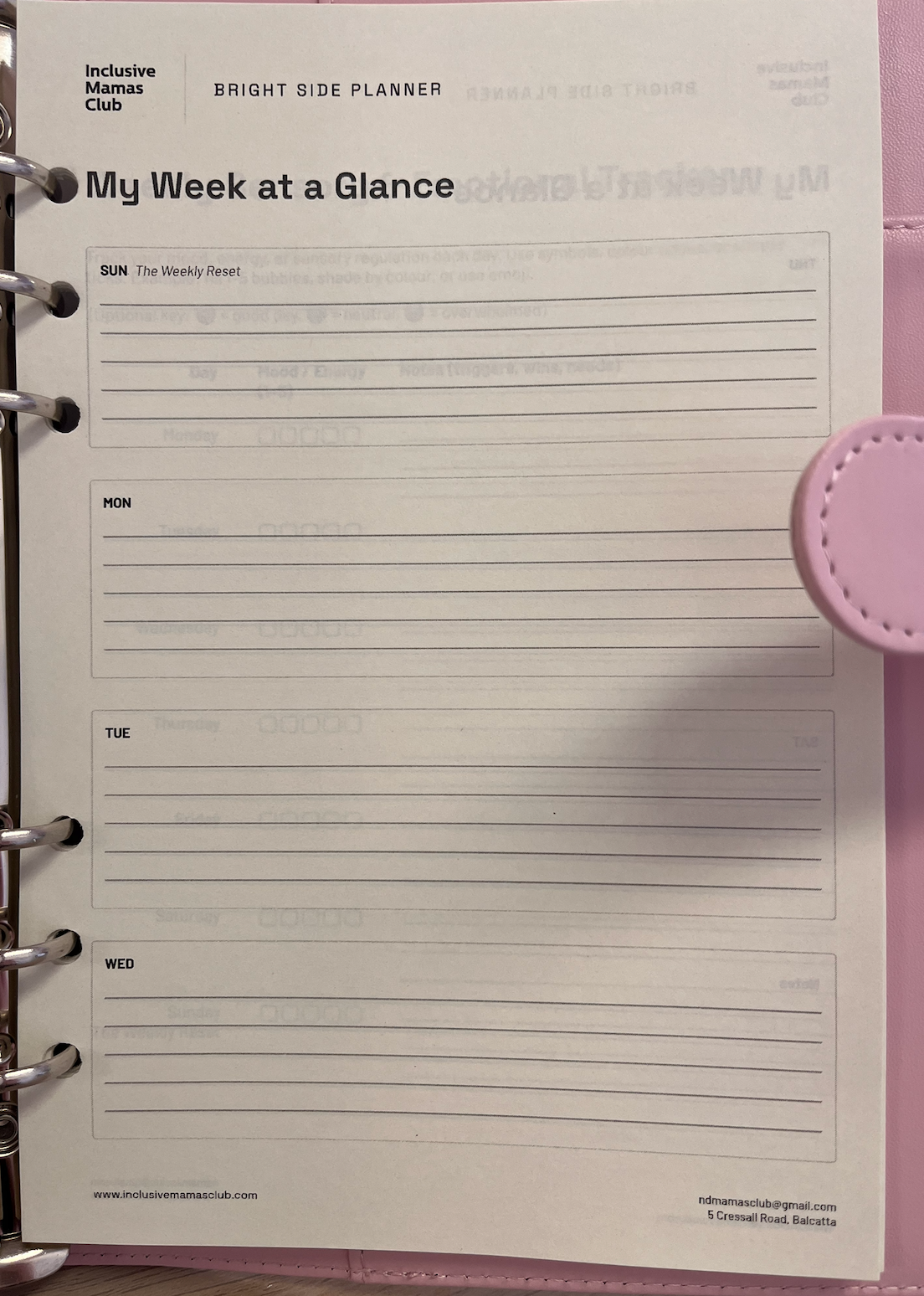 Bright Side Daily Planner