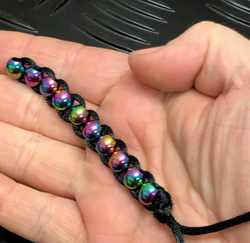 Hand Caterpillar beads