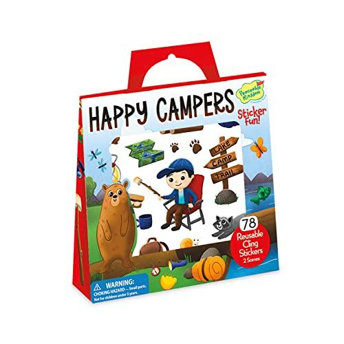 Peaceable Kingdom Happy Campers Reusable Sticker Tote