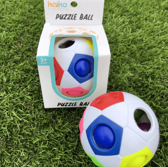 Puzzle Ball — Kaiko Puzzle ball, hand sized fidget puzzle device, ages 3+ — OT recommended, Australia