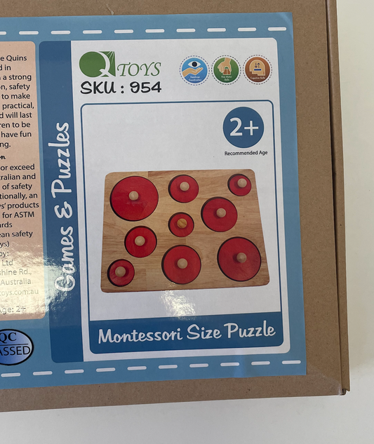 Montessori Size Puzzle