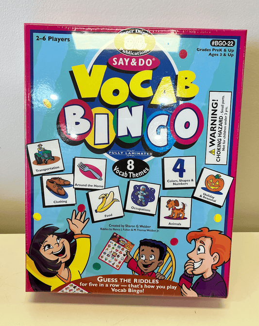 Say & Do Vocab Bingo