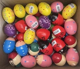 Wooden Egg Shakers