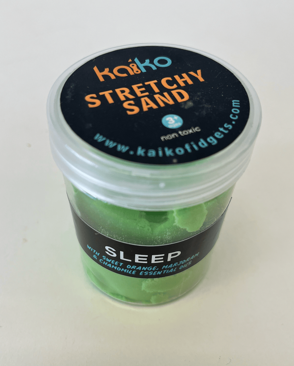 Kaiko Stretchy Sand — Kaiko small tub of Stretchy sand, various colours, ages 3+, — OT recommended, Australia