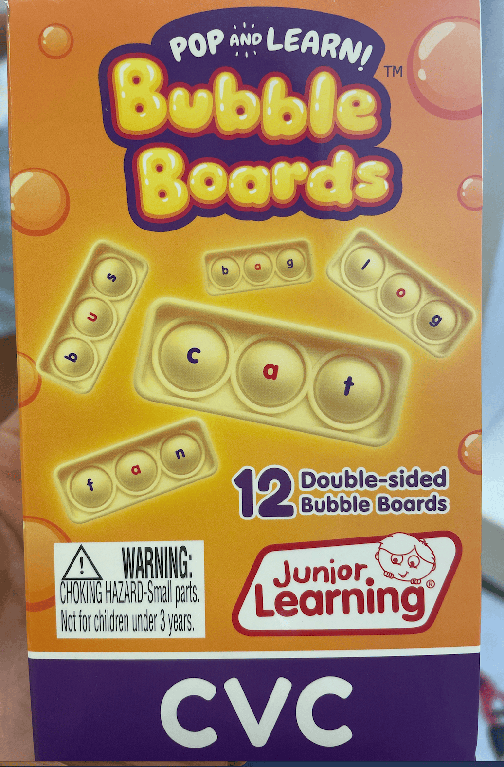Pop and Learn Bubble Board