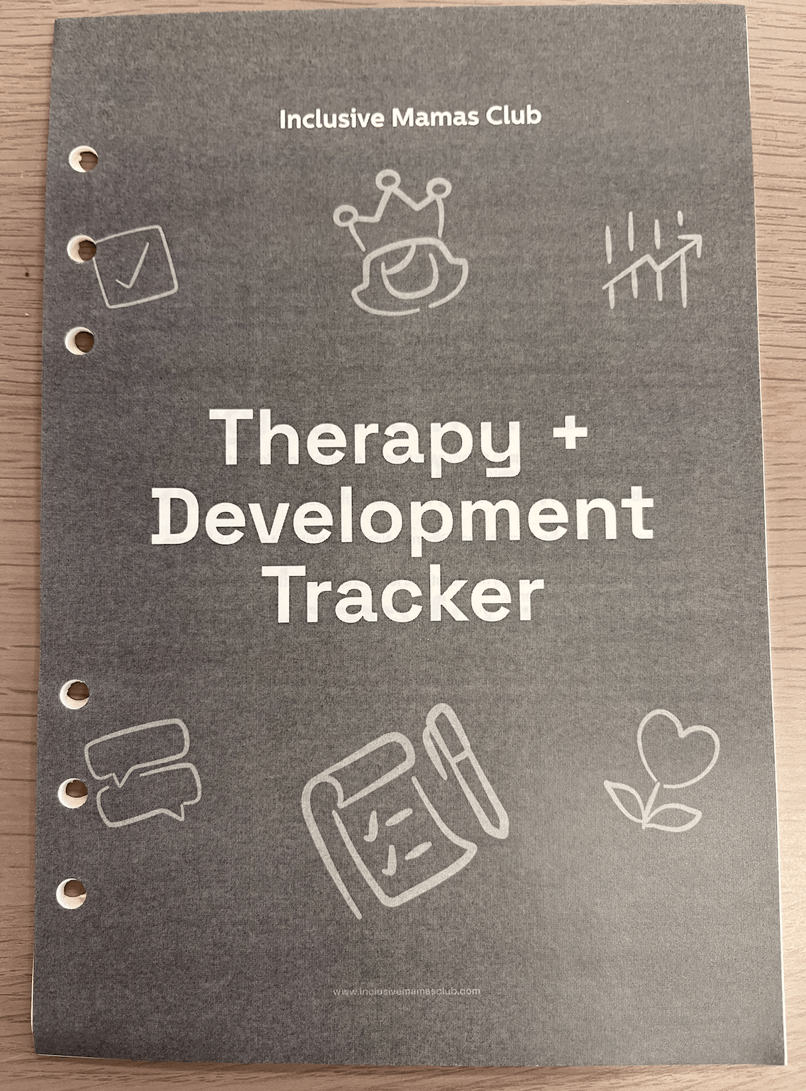 Therapy + Development Tracker (Insert) – Therapy Sensory Store