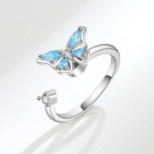 Butterfly Spinner Worry Ring | Worry Rings