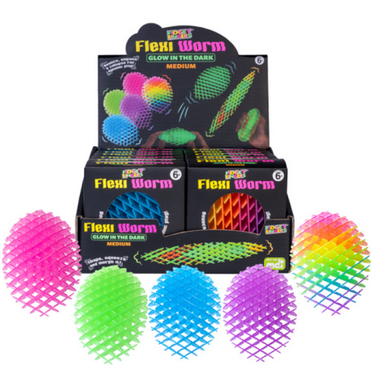 Flexi Worm Medium Glow-in-The-Dark