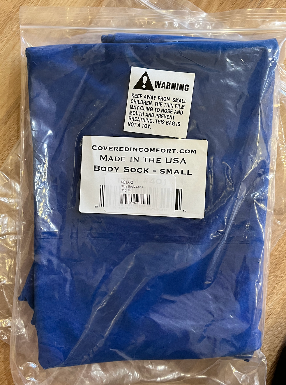 Blue Body Sock
