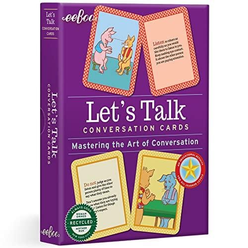 Let s Talk Conversation Cards — The eeBoo Let's Talk Conversation Cards are designed to help — OT recommended, Australia