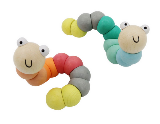 Wooden Jointed Worm