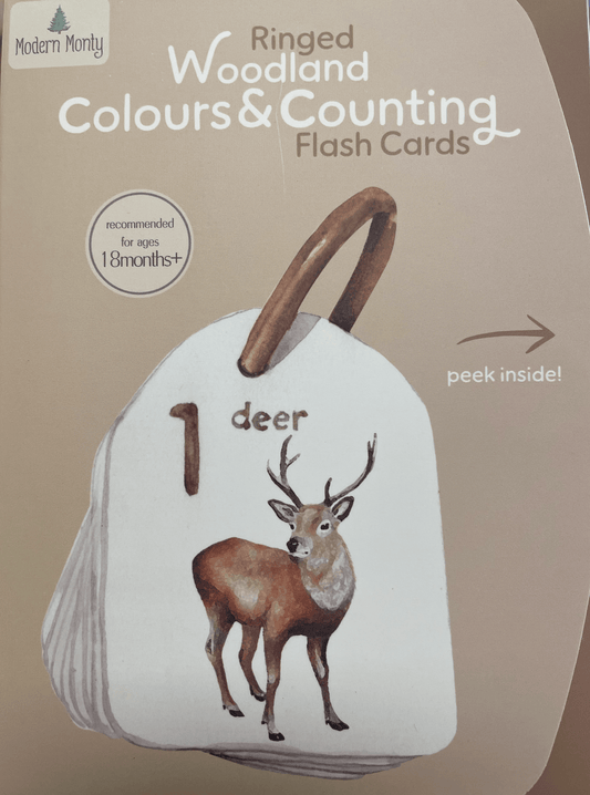 Colours and Counting Flash Cards