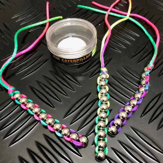 Hand Caterpillar beads