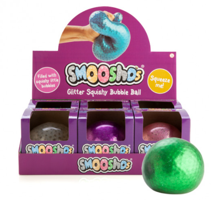 Jumbo Squishy Bubble Ball Glitter