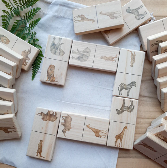 My Little Set African Animal Dominoes