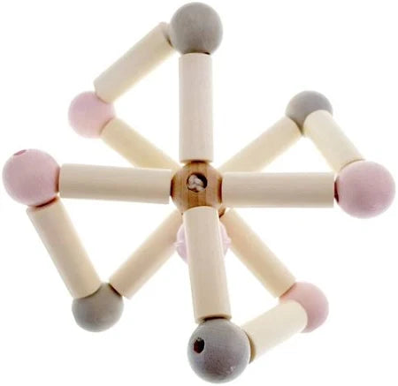 Hess Wood and Pink twisty rattle